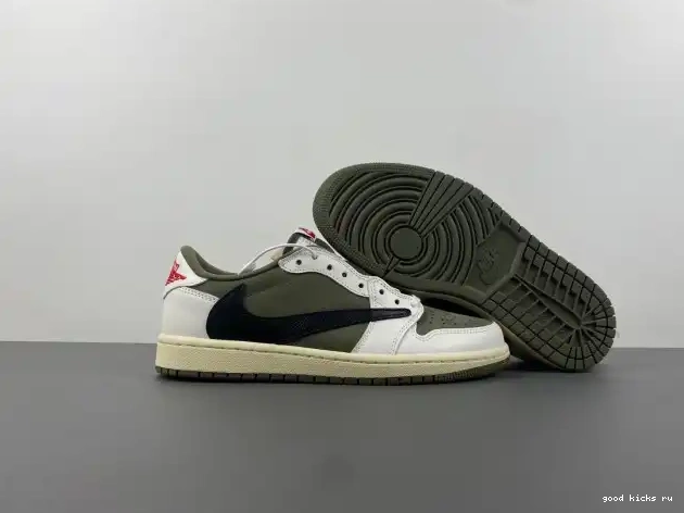 Cheap LOW SCOTT DM7866-200 X MEDIUM JORDAN TRAVIS OG AIR OLIVE 1 0607